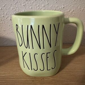 Rae Dunn Green 'Bunny Kisses' Mug